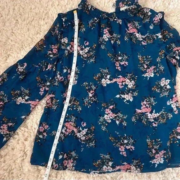W A Y F Women Floral Blouse - size L - Picture 5 of 8